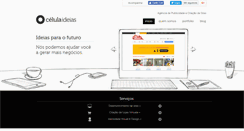 Desktop Screenshot of celulaideias.com.br